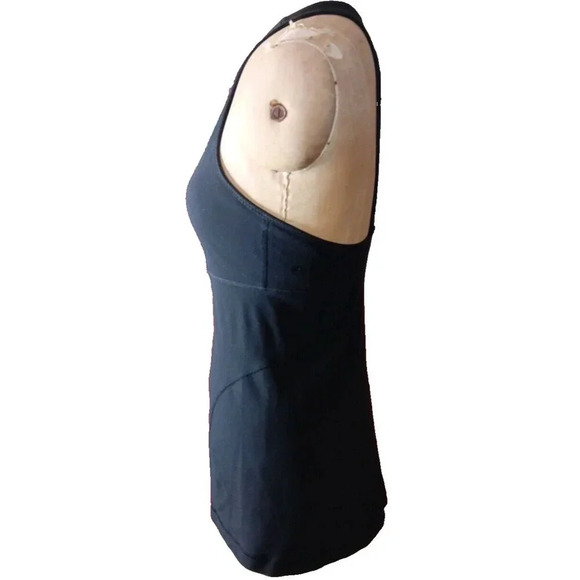 LULULEMON Black Racerback Active Athletic Gym Lounge Wear Top SZ 10 - Picture 12 of 13